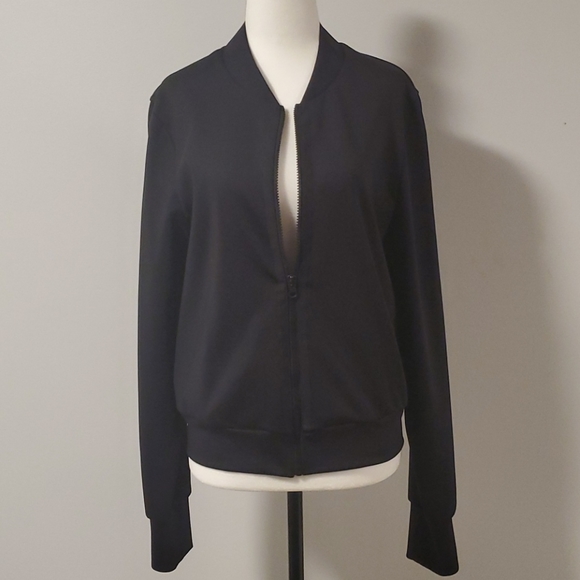 Ultracor Stealth Zip Front Bomber Jacket Black - Picture 4 of 12